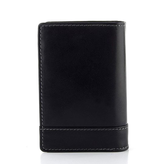 Kožené pouzdro na doklady černé V-60/T
