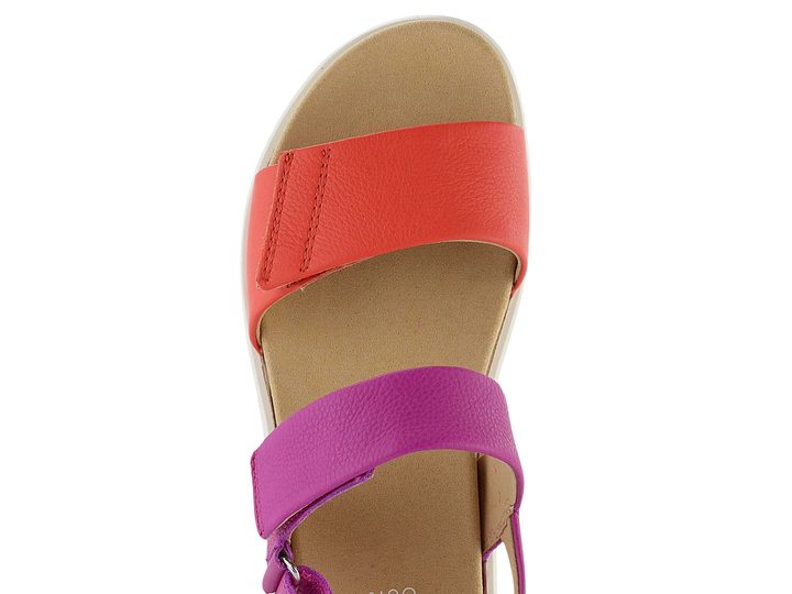 Ara sandále na platforme s klinom Madeira Orange/Pink 12-21401-16