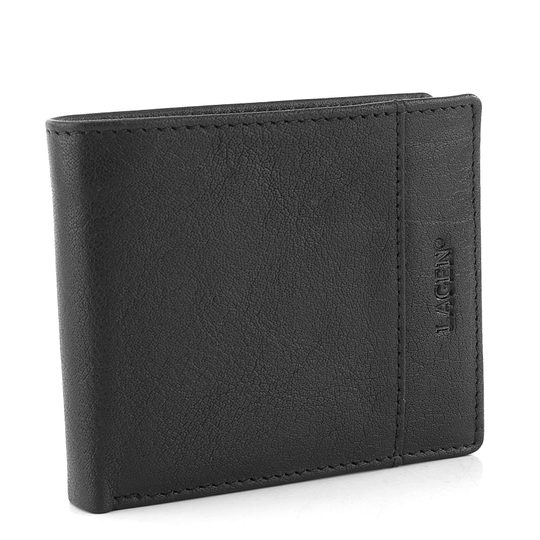 Lagen pánska peňaženka čierna 8697