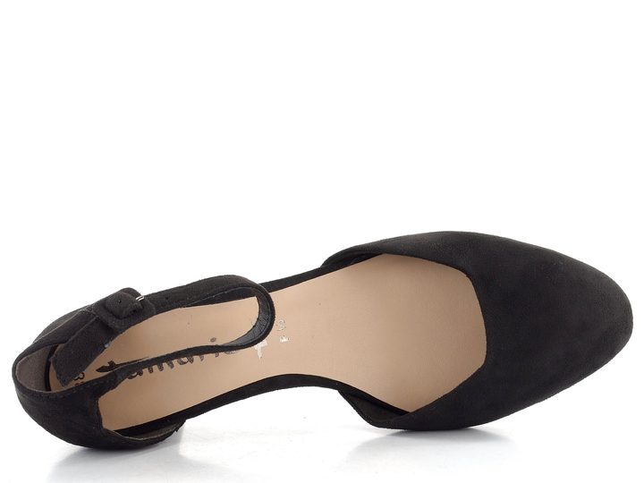 Tamaris lodičky s kotníkovým páskem Black 1-24412-41