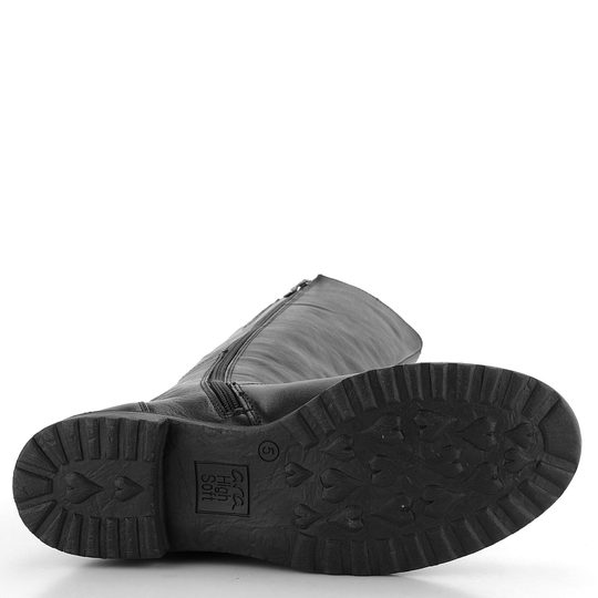 Ara dámske kožené čižmy Schwarz Liverpool 12-39512-01