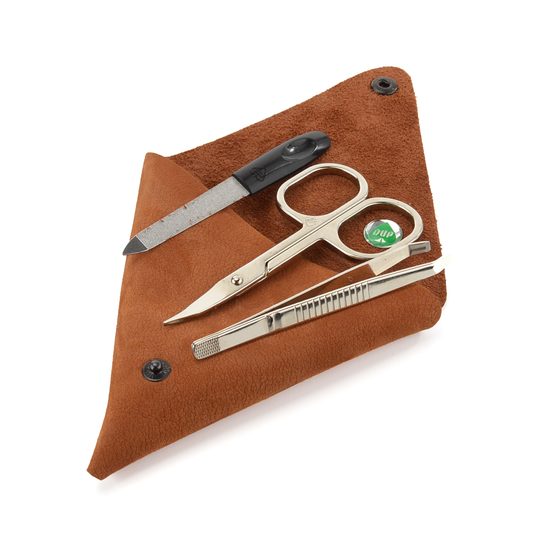 Manikúra malá s koženým puzdrom