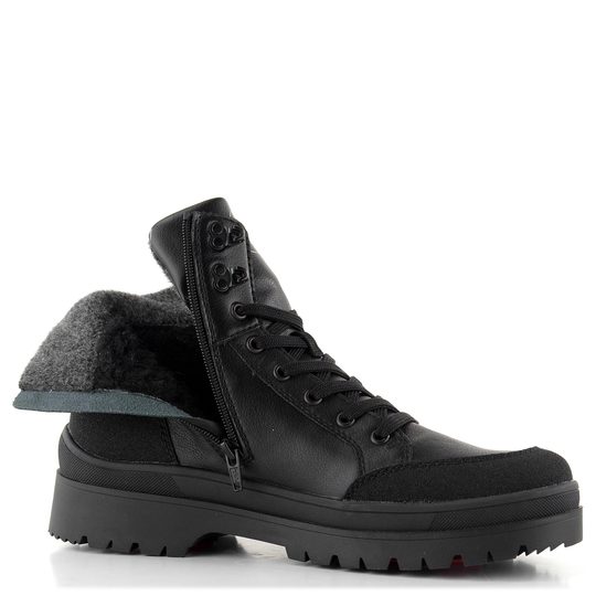 Rieker Revolution pohorková členková obuv s membránou čierna U0271-00