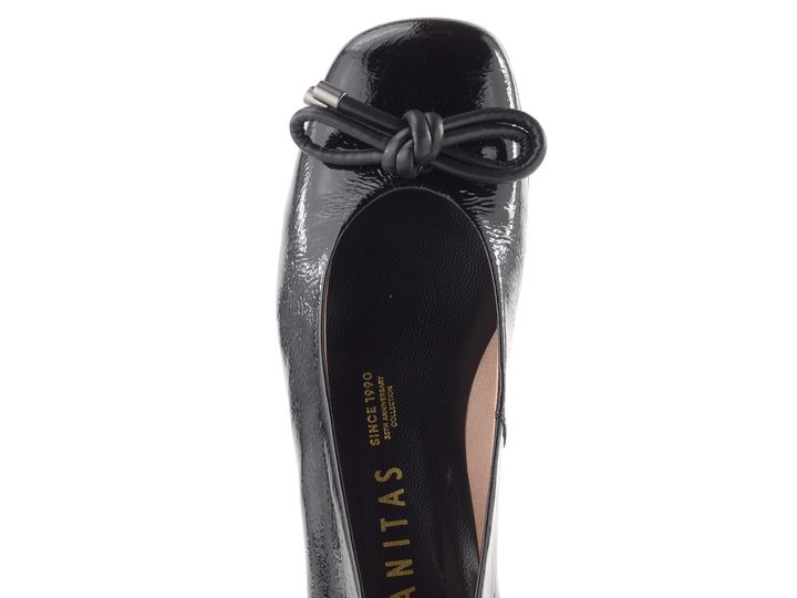 Hispanitas baleríny s mašľou Genova black HI254285