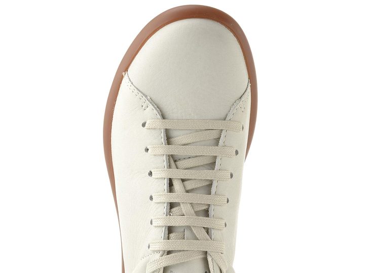 Camper šněrovací polobotky Pelotas white natural K201819-003