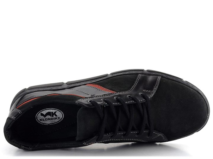 Klondike pánské polobotky černé 948 Black/Red