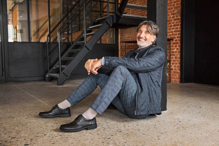 Rieker pánske poltopánky s membránou čierne B0013-00