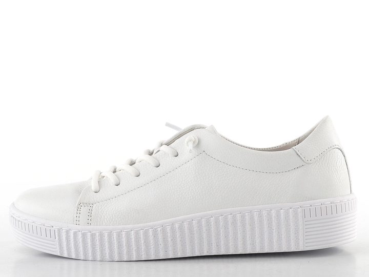 Gabor kožené biele poltopánky 73.331.21