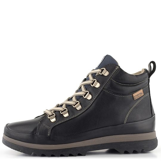 Pikolinos šnurovacia členková obuv Vigo Black W3W-8564