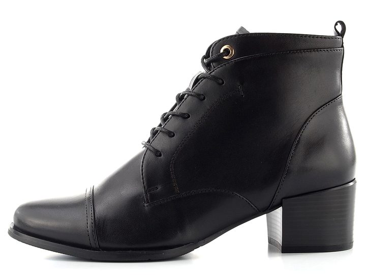 Regarde šněrovací kotník na podpatku Jolene-36 black