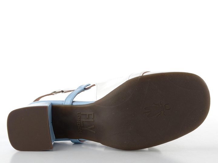Fly London lodičky s volnou patou sky blue/offwhite P145456002