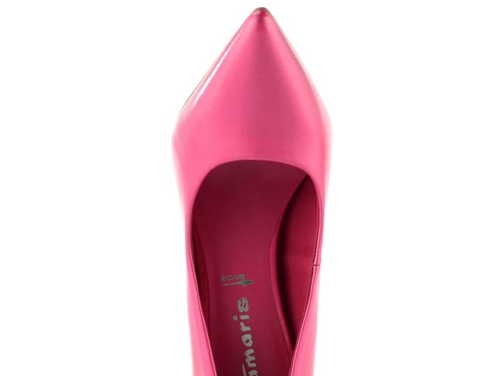 Tamaris lodičky na jehlovém podpatku Fuxia Metallic 1-22423-20