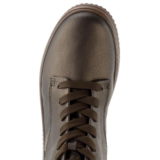 Gabor široký šněrovací kotník smog/mohair 76.795.65