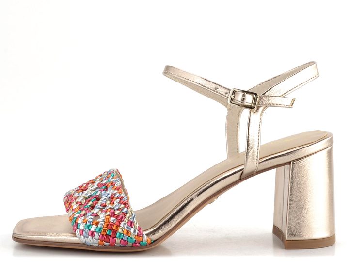 Tamaris sandály na širokém podpatku Multicolor 1-28055-42