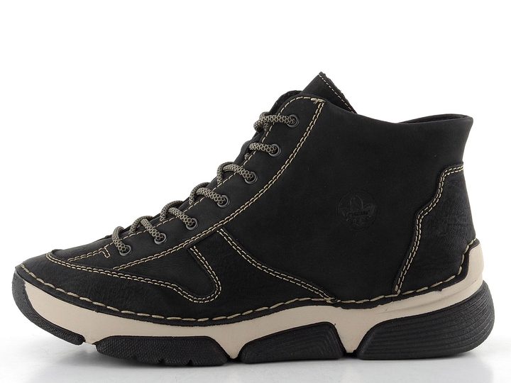 Rieker šněrovací kotník černý 45906-00