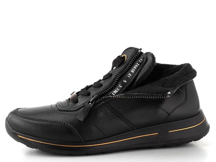 Ara širší kotník černý Osaka 12-24808-01