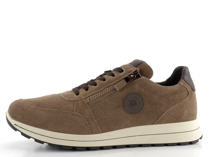 Ara širší pánské tenisky kožené Matteo Sezam/Amarone 11-24505-05