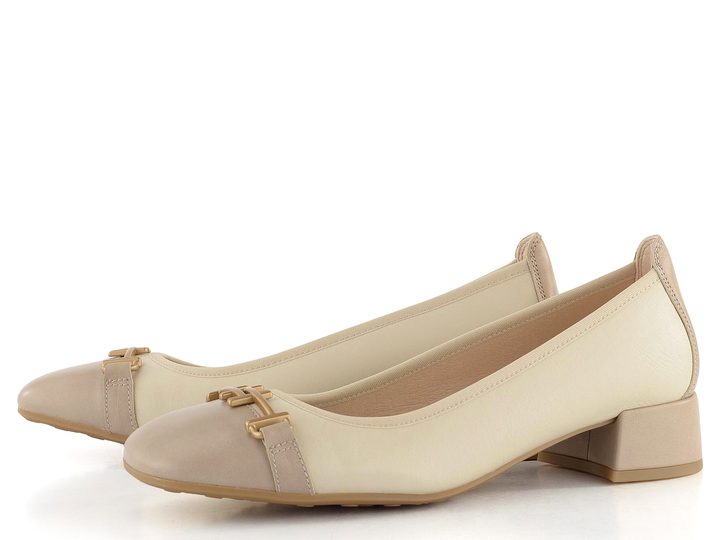 Hispanitas lodičky se sponou Oporto Taupe/Latte HV254078