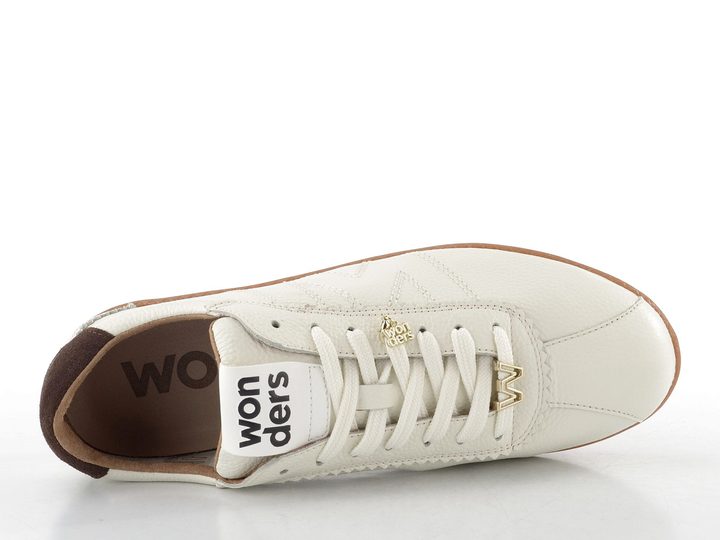 Wonders dámské kožené tenisky milk AP-2103