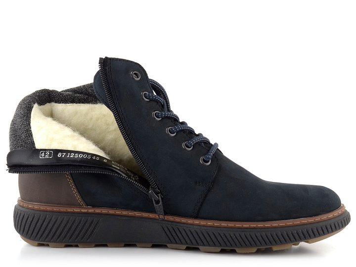 Rieker pánský kotník s membránou modrošedý B3343-15