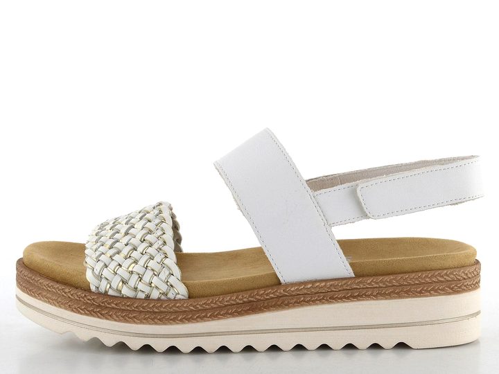 Remonte sandále na platforme Weiss/Gold D0Q56-80