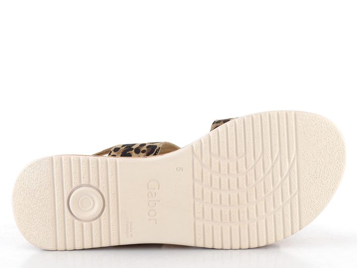 Gabor sandály na platformě se zvířecím vzorem luchs/natur 62.744.90