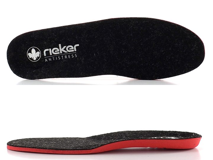 Rieker černé kozačky na platformě Z8990-00
