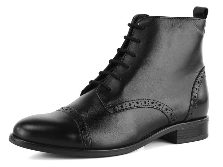 Klondike elegantné členkové topánky čierne WH-093H07