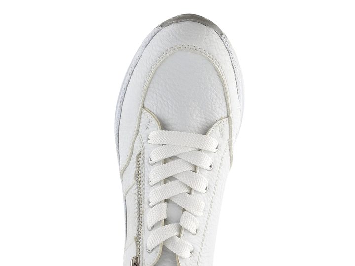 Rieker bílé polobotky na klínové podešvi N4322-80