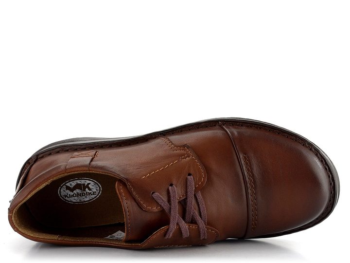 Klondike pánské šněrovací polobotky tmavě hnědé 267 Brown