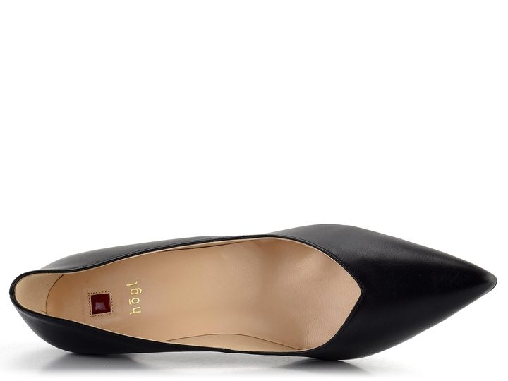 Högl hladké lodičky klasické čierne 0-176700