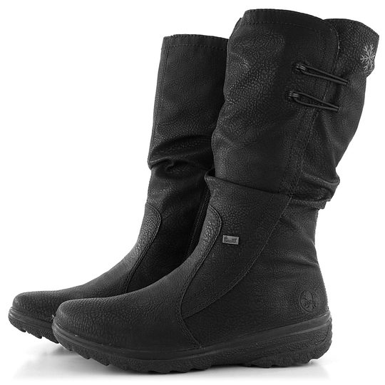 Rieker variabilní polokozačky s membránou černé Z7072-00