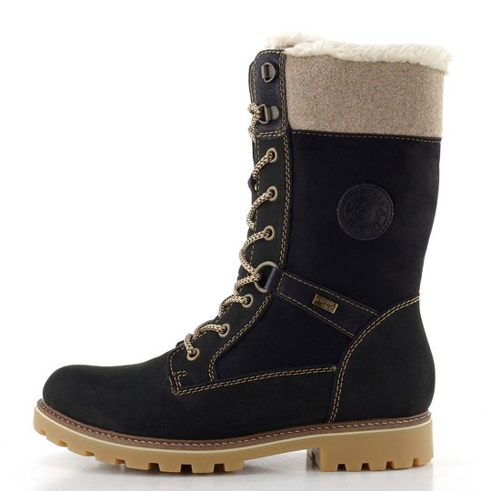 Remonte šněrovací kotník s membránou černý D8474-03