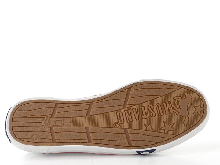 Mustang pánské tenisky bez tkaniček white 26M0211005