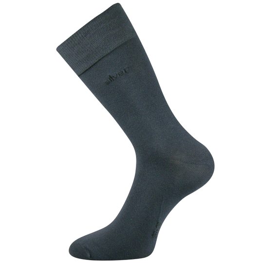 Lonka ponožky tmavě šedé/ionty stříbra