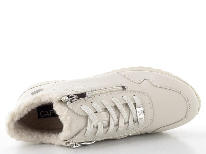 Caprice kotníkové tenisky s membránou offwhite nappa 9-26201-43