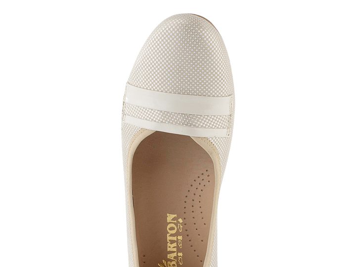 Barton lodičky metalické béžové pepito 2358A