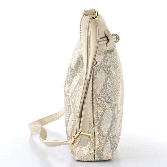 Rieker crossbody kabelka s hadinkou offwhite-gold/perle H1032-90