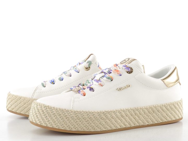 Tamaris tenisky na platformě white 1-23713-42