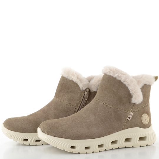 Rieker kotník s membránou pfeffer/offwhite M6050-64