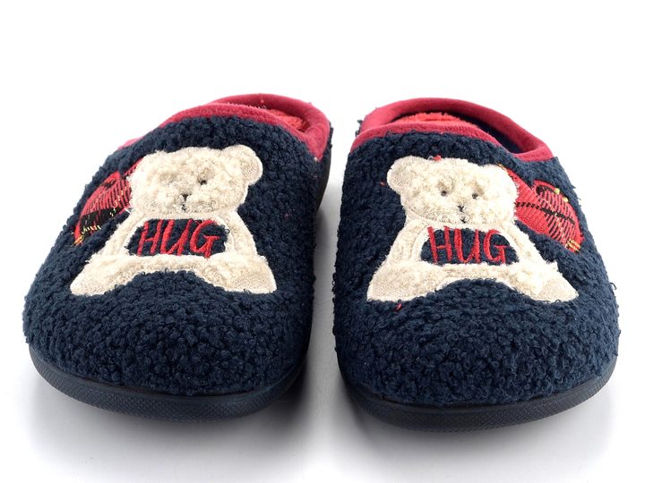 Inblu domácí pantofle s plnou špičkou a obrázkem Blu EC000095