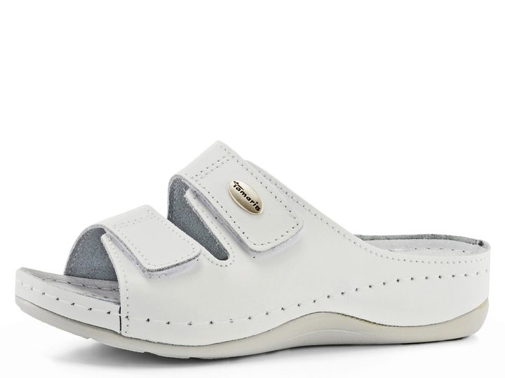 Tamaris fuzbetové pantofle bílé 1-27510-20