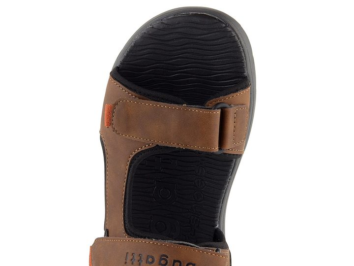 Bugatti pánské sandály se suchými zipy hnědé 341-A7Z81-5050