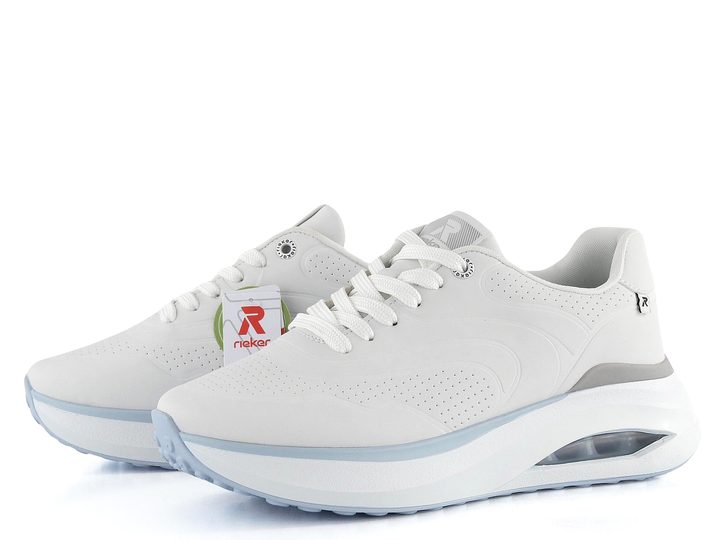 Rieker dámske tenisky na kline Offwhite W2700-80
