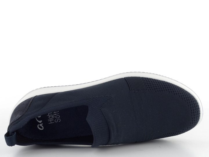 Ara textilní mokasíny modré Lissabon 12-54042-02