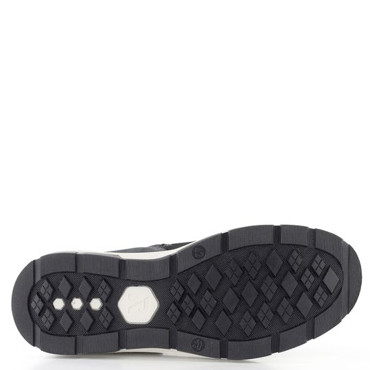 Rieker Revolution členková obuv s membránou temne šedá U0069-45