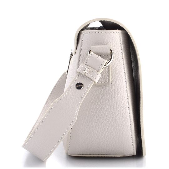 Elega kabelka-psaníčko krémové s klopnou 69478