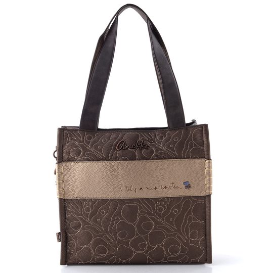 Anekke shopper kabelka hnědá/barevná 43652-428