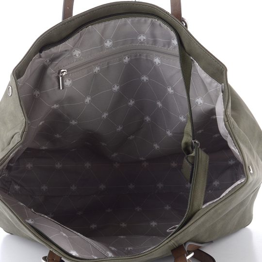 Rieker shopper kabelka khaki/hnědá H1028-54