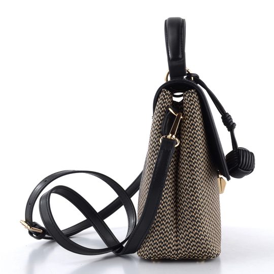 Rieker klopnová kabelka do ruky Schwarz-Natur H1606-92